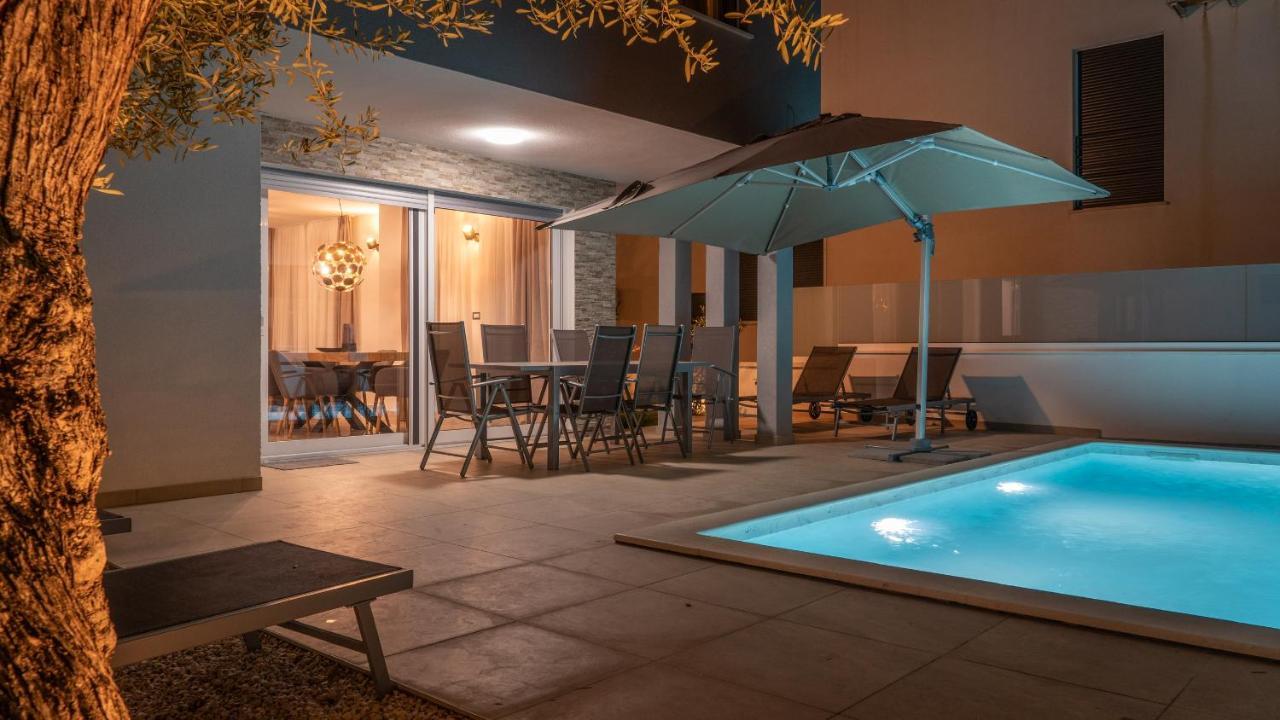 Villa DEA mit privatem beheiztem Pool Vrsi Exterior foto