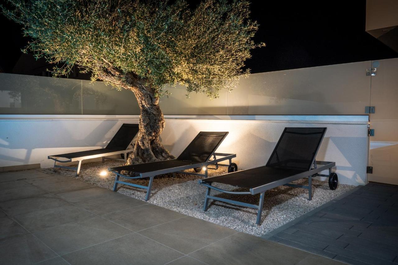 Villa DEA mit privatem beheiztem Pool Vrsi Exterior foto