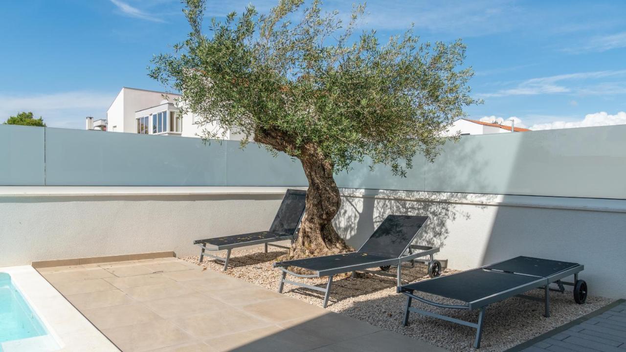 Villa DEA mit privatem beheiztem Pool Vrsi Exterior foto