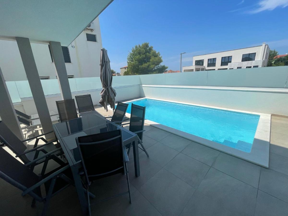 Villa DEA mit privatem beheiztem Pool Vrsi Exterior foto