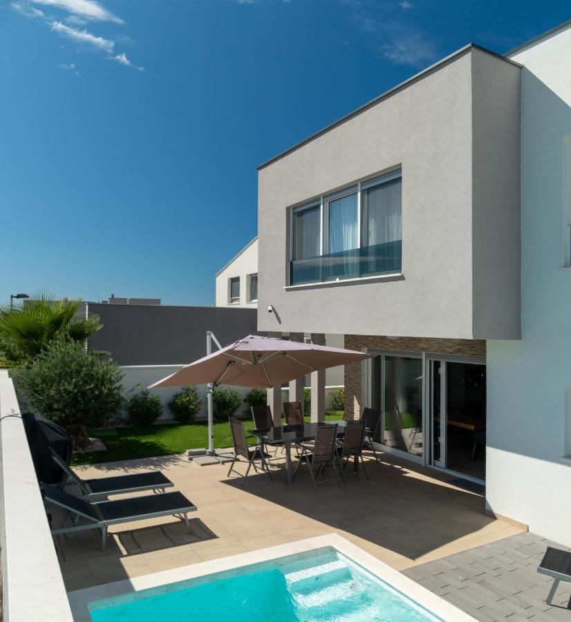 Villa DEA mit privatem beheiztem Pool Vrsi Exterior foto