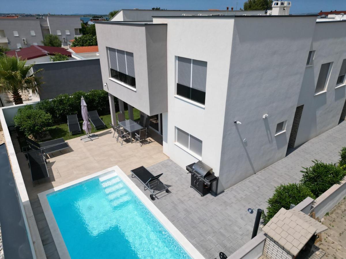 Villa DEA mit privatem beheiztem Pool Vrsi Exterior foto